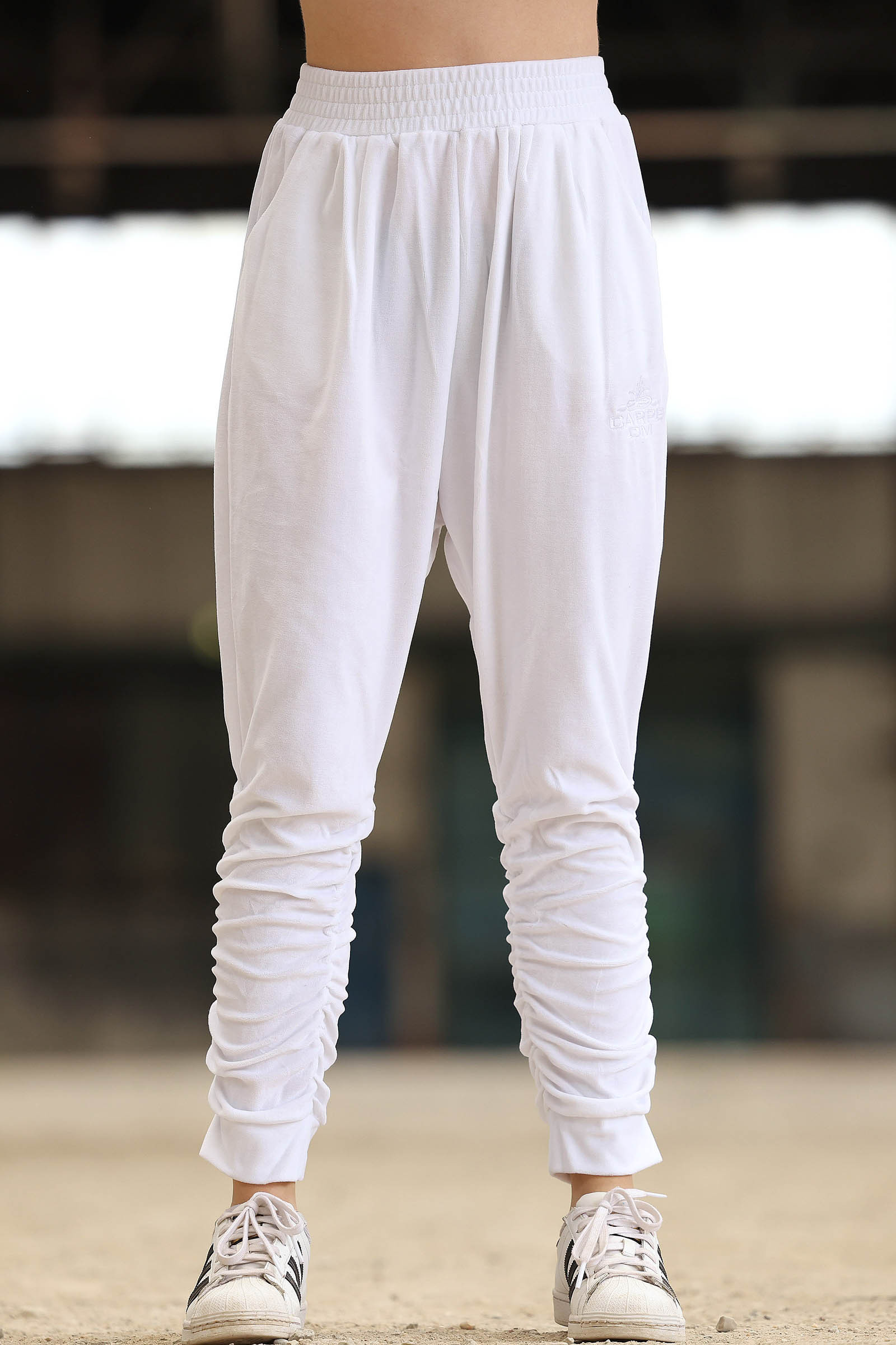 Dámské tepláky RIDE WOMAN PANTS WHITE