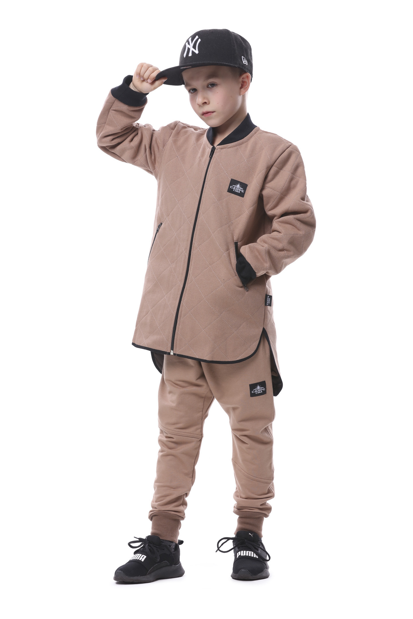 Dětská mikina BASEBALL BROWN ZIP