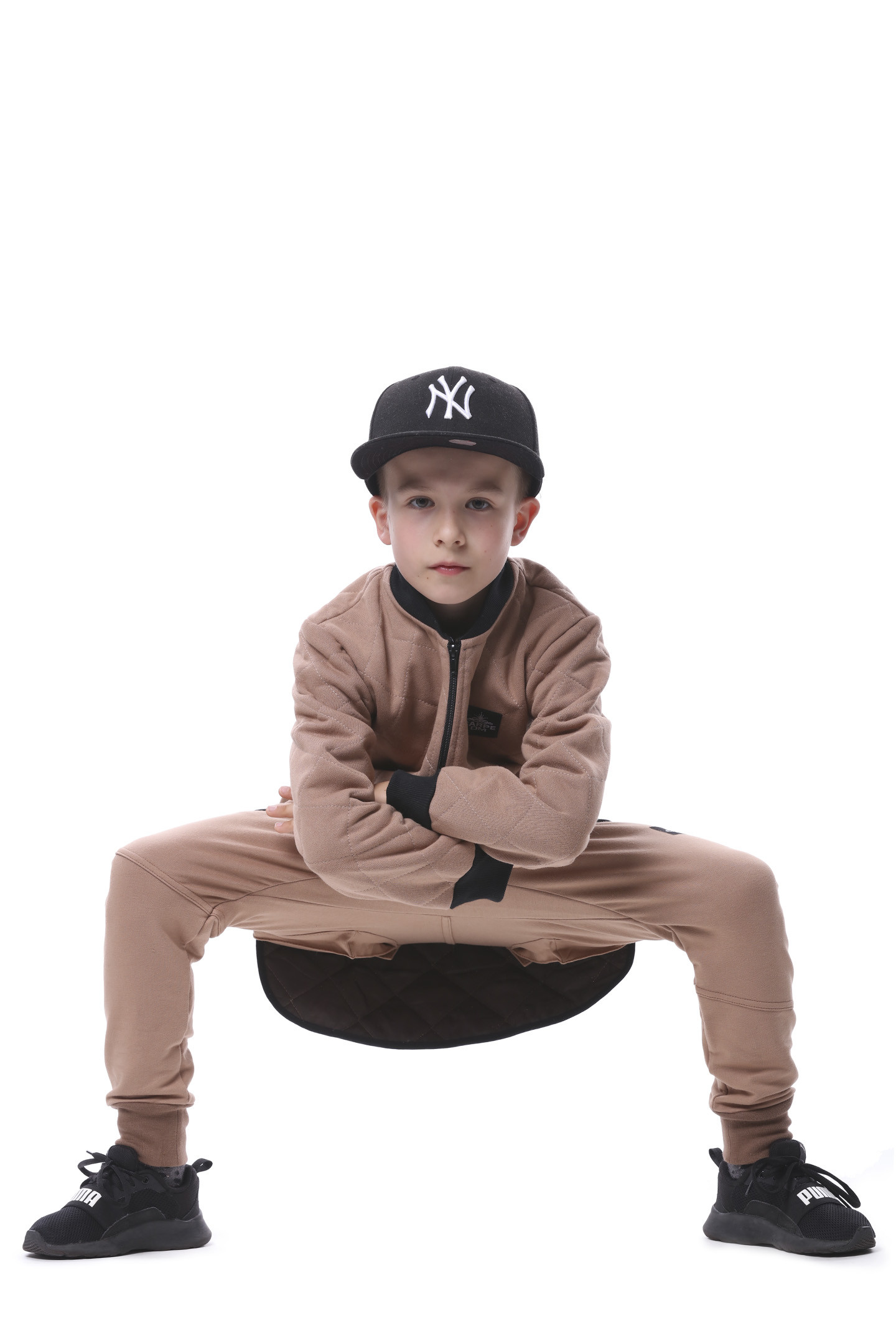 Dětská mikina BASEBALL BROWN ZIP